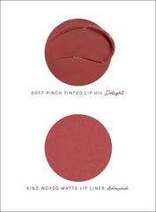 Rare Beauty- Everyday Rose Lip Oil & Lip Liner Duo - The Beauty League Pakistan