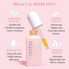 Huda Beauty- Wishful Get Even Rose Oil 10ml - The Beauty League Pakistan