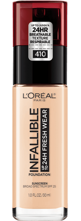 L'Oréal Paris- 24 Hour Fresh Wear Foundation- lvory 410 (US Version)