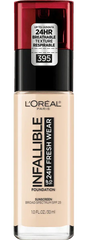 L'Oréal Paris- 24 Hour Fresh Wear Foundation- Rose Pearl 395 (US Version) - The Beauty League Pakistan