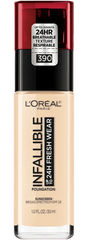 L'Oréal Paris- 24 Hour Fresh Wear Foundation- Snow 390 (US Version) - The Beauty League Pakistan