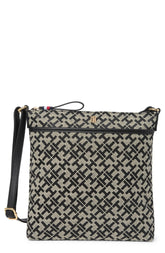 TOMMY HILFIGER- Cynthia Geometric Crossbody Bag In Oxford1 - The Beauty League Pakistan