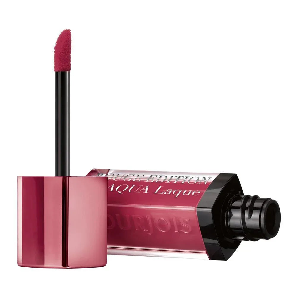 Bourjois-Rouge Edition Aqua Laque Lipstick 04 Viens Si Tu Roses - The Beauty League Pakistan