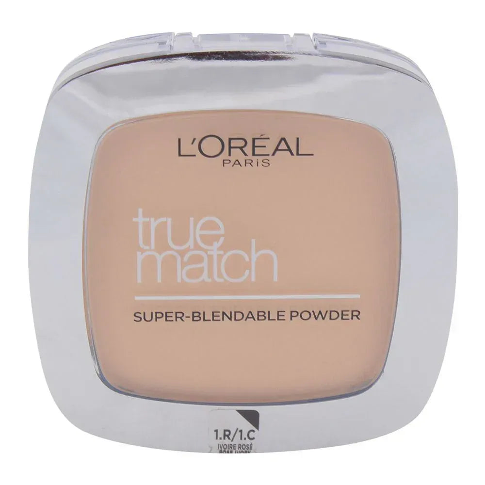 L'Oreal Paris True Match Super-Blendable Powder, 1.R/1.C Rose Ivory - The Beauty League Pakistan