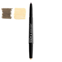 NYX-Sculpt & Highlight Brow Contour- Brunette / Cream - The Beauty League Pakistan