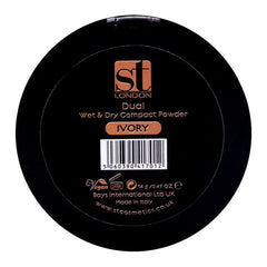 ST London - Dual Wet & Dry Compact Powder - Ivory - The Beauty League Pakistan