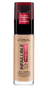 L'Oreal Paris Infallible- 32H Fresh Wear Foundation 125 Natural Beige - The Beauty League Pakistan