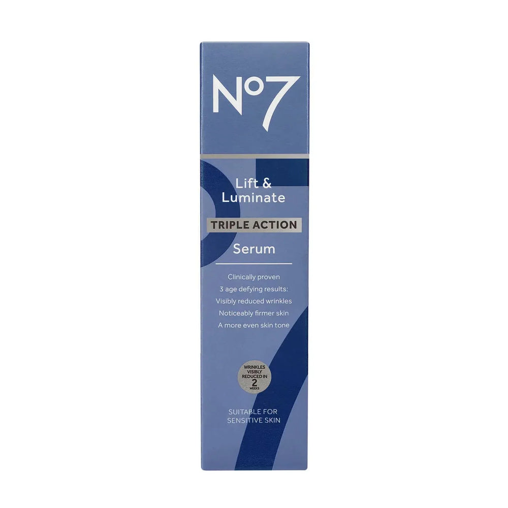 No7 Laboratories Lift & Luminate Triple Action Serum 50ml - The Beauty League Pakistan