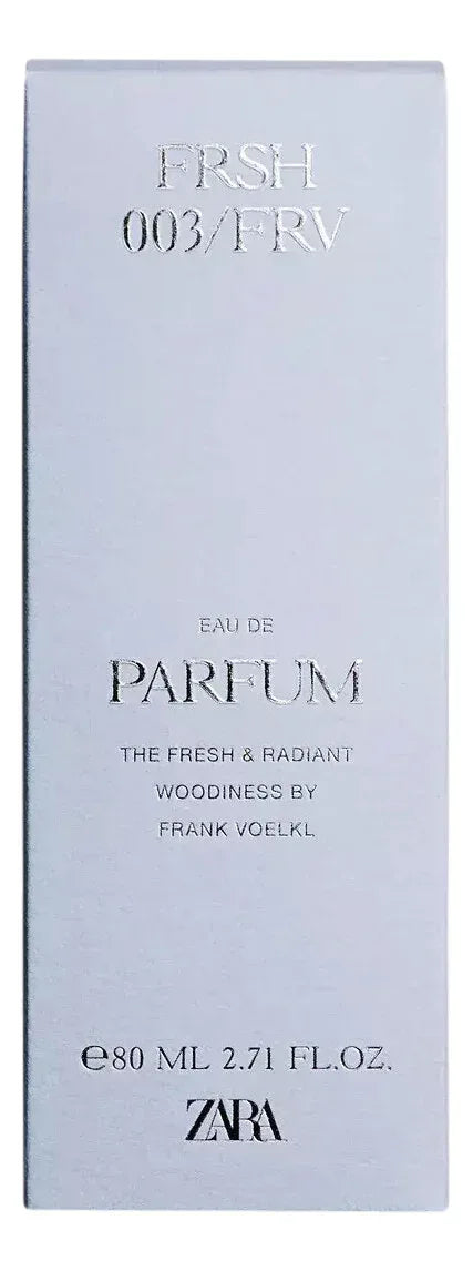 Zara- FRSH 003/FRV 80ml - The Beauty League Pakistan