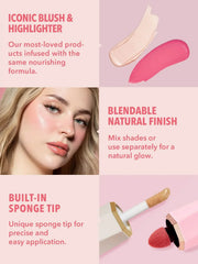 SHEGLAM X LENA Liquid Blush & Highlighter Kit - The Beauty League Pakistan