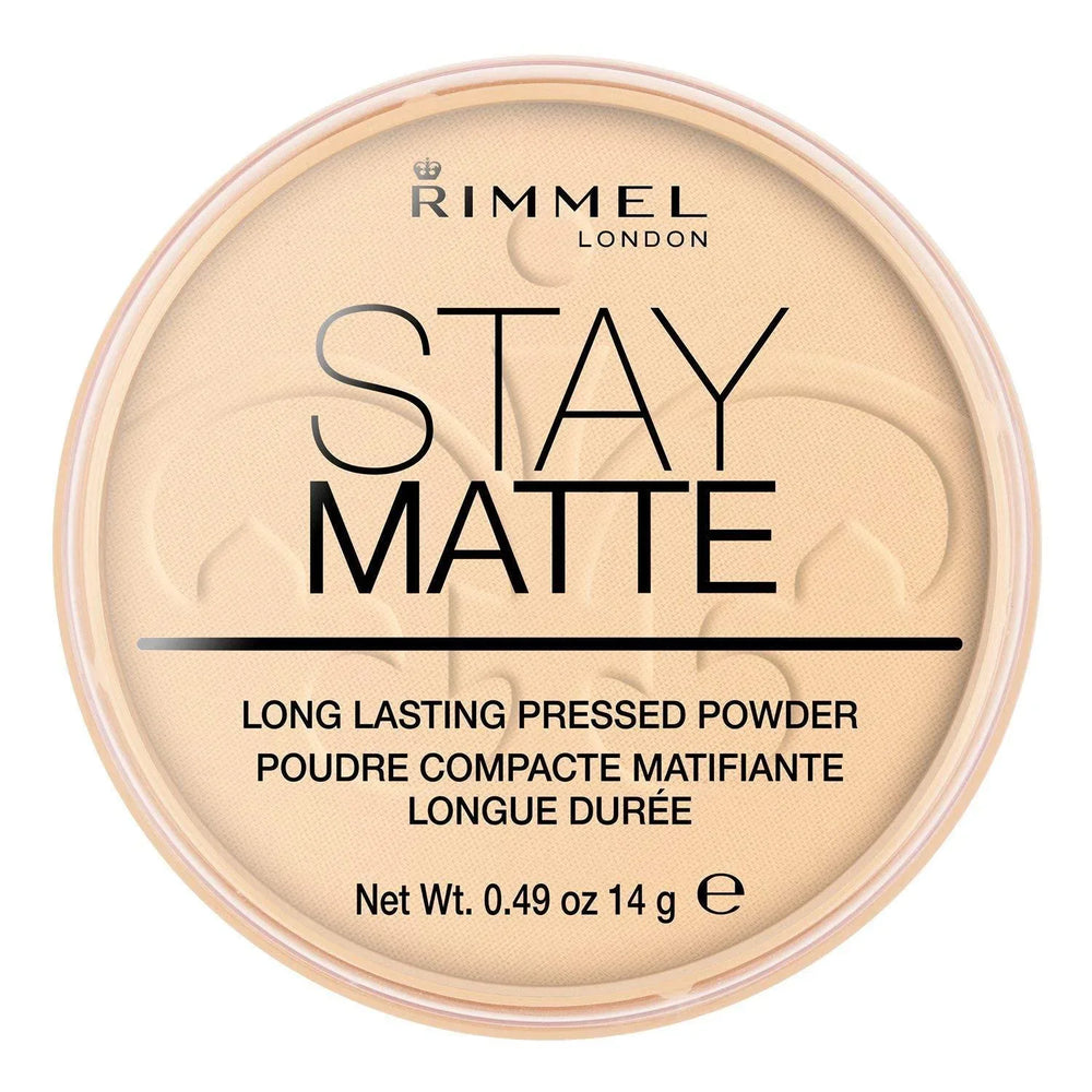 Rimmel London-Stay Matte Pressed Powder - 001 Transparent - The Beauty League Pakistan