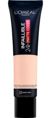 L'OREAL PARIS-24h Matte Cover Foundation 25 Rose Ivory - The Beauty League Pakistan