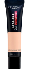 L'OREAL PARIS-24h Matte Cover Foundation 155 Natural Rose - The Beauty League Pakistan