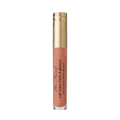 Too Faced- Lip Injection Glossy Juicy Color Plumping Lip Gloss in Spice Girl (Spiced Nude Shimmer) - The Beauty League Pakistan