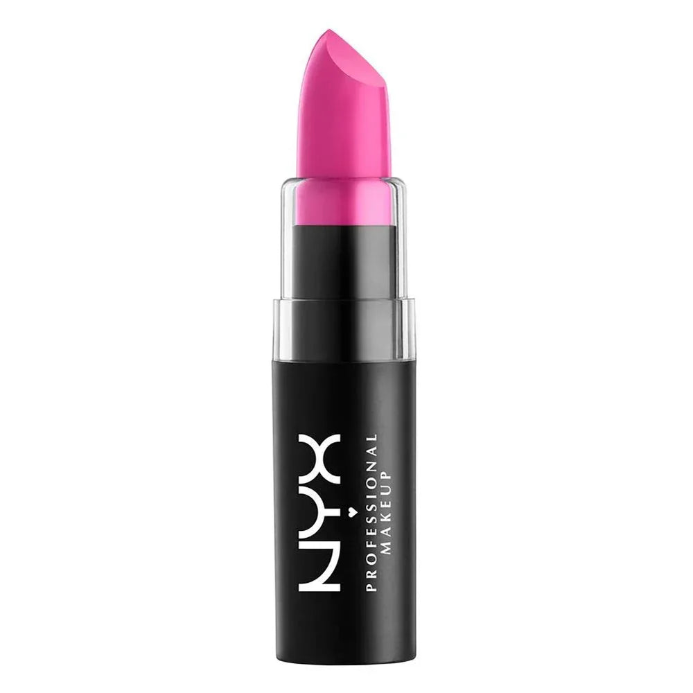 NYX- Matte Lipstick- Shocking Pink - The Beauty League Pakistan