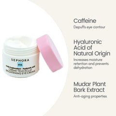 SEPHORA – Brightening Eye Cream – Hydrate & Depuff – 20 ML 0.67 OZ - The Beauty League Pakistan