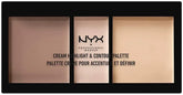 NYX-Cream Highlight & Contour Palette, Light 01 - The Beauty League Pakistan