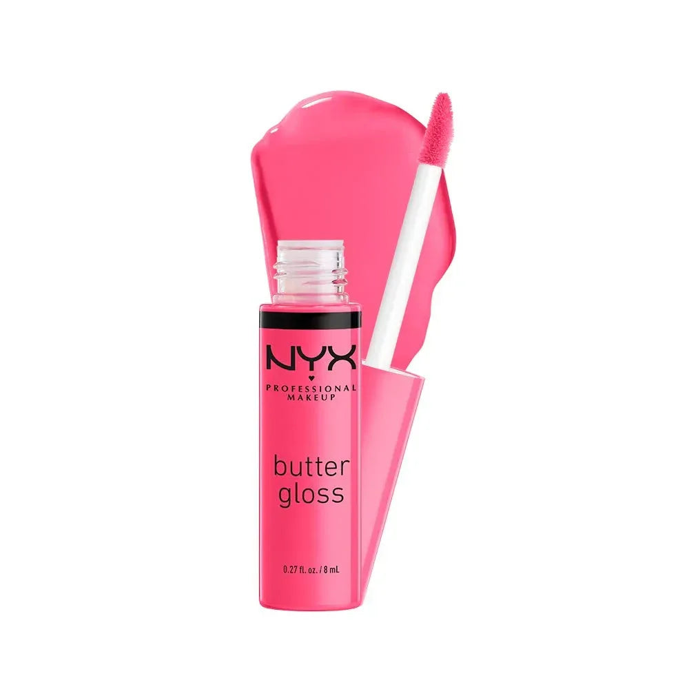 NYX- Butter Gloss, Non-Sticky Lip Gloss - Peaches & Cream (Pink Coral) - The Beauty League Pakistan