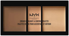 NYX -CREAM HIGHLIGHT & CONTOUR PALETTE CHCP02 MEDIUM - The Beauty League Pakistan