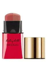 Yves Saint Laurent Baby Doll Kiss & Blush Duo Stick - # 6 Rouge Libertine - The Beauty League Pakistan