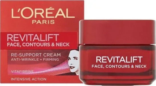 L'Oreal De Revitalift Face and Neck Contour Cream 50ml - The Beauty League Pakistan
