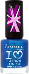Rimmel London- I Love Lasting Nail Finish Polish Azure 198 - The Beauty League Pakistan