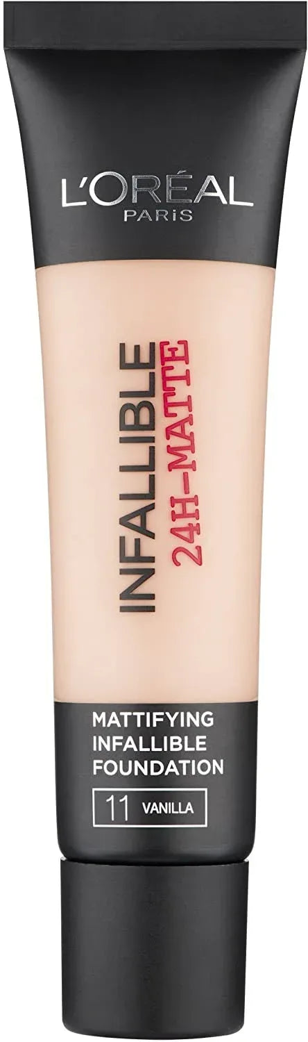 L'Oreal Paris Infallible 24 Hour-Matte Foundation, 11 Vanilla - The Beauty League Pakistan