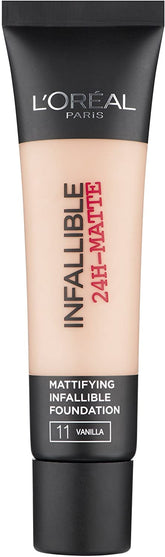 L'Oreal Paris Infallible 24 Hour-Matte Foundation, 11 Vanilla