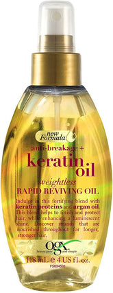 OGX- Anti-Breakage Strengthening Keratin Hair Oil for Damaged Hair, 118 ml - The Beauty League Pakistan