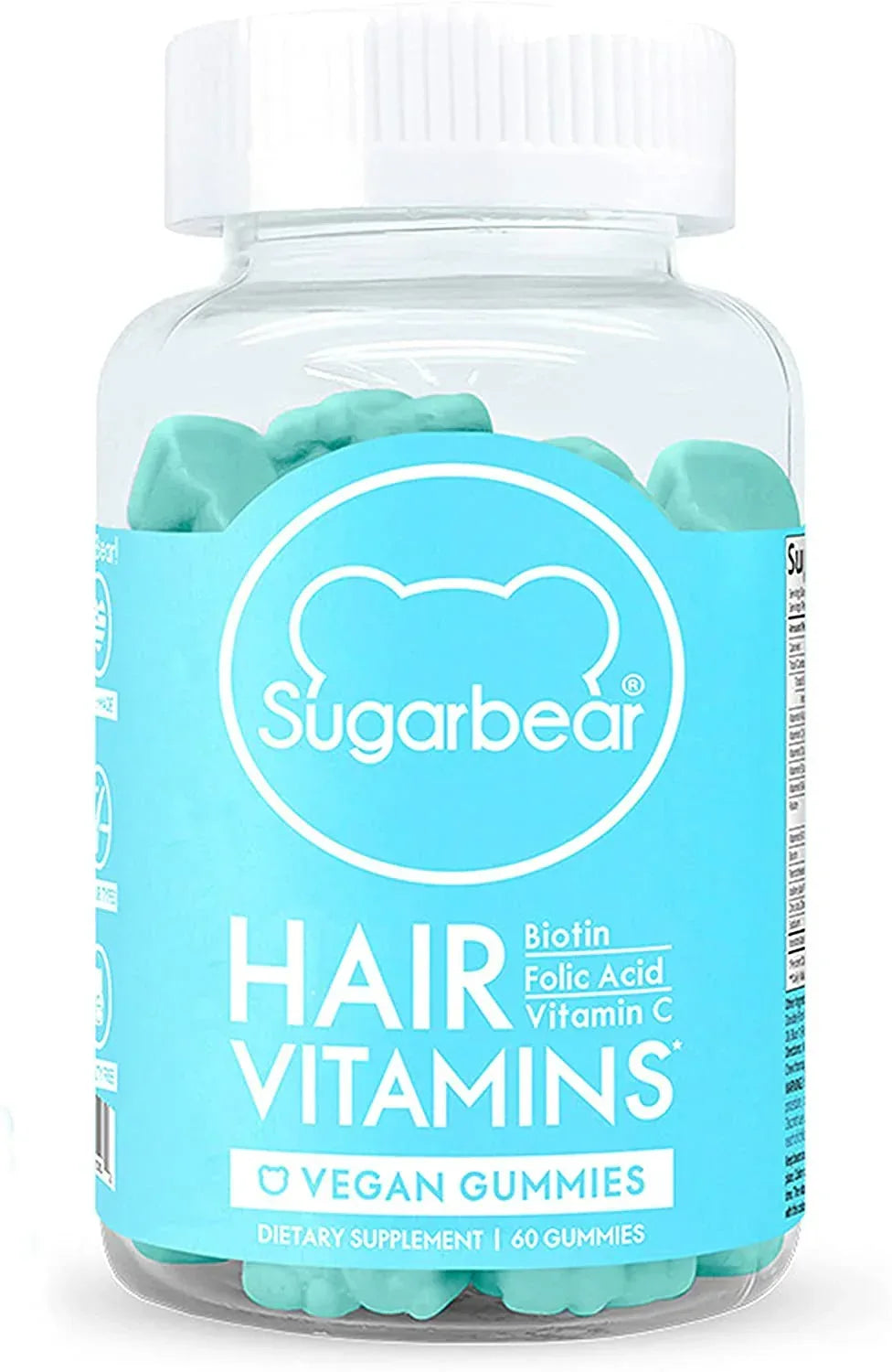 Sugarbear- Hair Vitamins Vegan Gummies - 60 Gummies - The Beauty League Pakistan