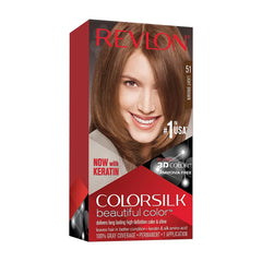 REVLON ColorSilk Beautiful Color 51 Light Brown - The Beauty League Pakistan