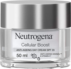 Neutrogena- Face Cream, Cellular Boost, Anti-Ageing Day Cream SPF 20, 50ml - The Beauty League Pakistan