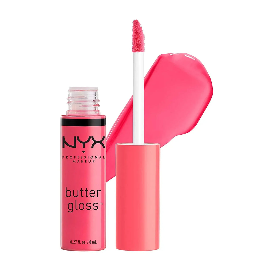 NYX- Butter Gloss, Non-Sticky Lip Gloss - Cupe cake - The Beauty League Pakistan