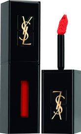 Yves Saint Laurent- Vernis A Levres - Cream vinyl Creamy Lip Stain, 406 Electro orange - The Beauty League Pakistan