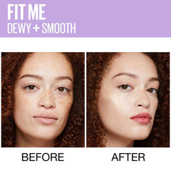 Maybelline- Fit Me Dewy + Smooth Liquid Foundation 120 Classic Ivory - 30ml (France) - The Beauty League Pakistan