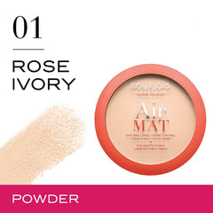 Bourjois Air Mat Compact Powder 01 Rose Ivory