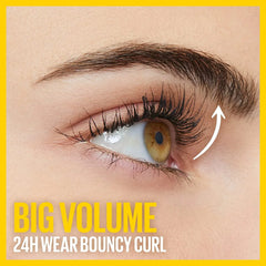 Maybelline Volum' Express Colossal Curl Bounce Waterproof Mascara, Very Black, - The Beauty League Pakistan
