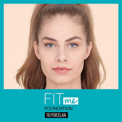 Maybelline- Fit Me Matte + Poreless Liquid Foundation Porcelain (110) USA