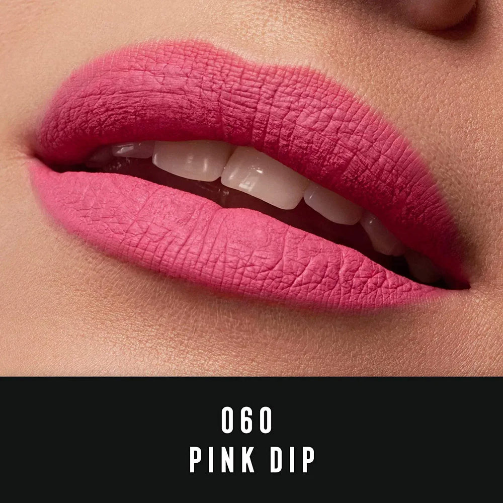Max Factor Lipfinity Velvet Matte 24Hr Lipstick - 060 Pink Dip - The Beauty League Pakistan