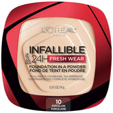 L'Oreal Paris- Infallible Fresh Wear Foundation In A Powder 24H Wear 10 Porcelain - The Beauty League Pakistan