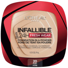 L'Oreal Paris- Infallible Fresh Wear Foundation In A Powder 24H Wear 20 Ivory - The Beauty League Pakistan