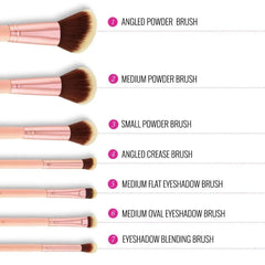 BH Cosmetics-Petite Chic - 6 Piece Mini Brush Set - The Beauty League Pakistan