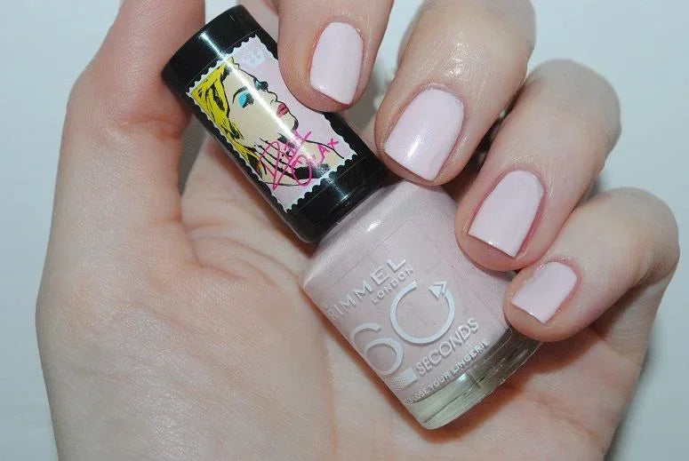Rimmel London- 60 Second Nail Polish Lose Your Lingerie 203 - The Beauty League Pakistan