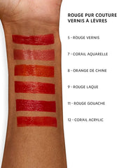 Yves Saint Laurent- Rouge Pur Couture Vernis A Levres Glossy Stain - 11 Rouge Gouache - The Beauty League Pakistan