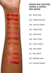 YVES SAINT LAUREN- Vernis à Lèvres Pop Water - Juicy Peach 207