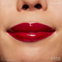 NYX-Butter Gloss, Non-Sticky Lip Gloss - Red Velvet (Deep Red) - The Beauty League Pakistan