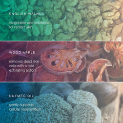 Himalaya Botanique Exfoliating Walnut & Wood Apple Face Scrub for Younger, Renewed Skin, 150ML