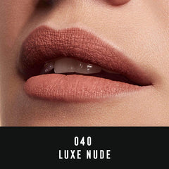 Max Factor Lipfinity Velvet Matte 24Hr Lipstick - 040 Luxe Nude - The Beauty League Pakistan