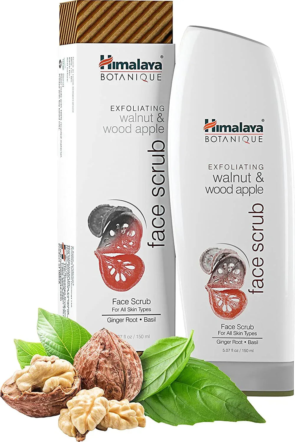 Himalaya Botanique Exfoliating Walnut & Wood Apple Face Scrub for Younger, Renewed Skin, 150ML - The Beauty League Pakistan