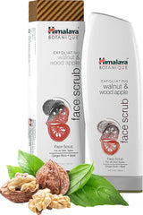 Himalaya Botanique Exfoliating Walnut & Wood Apple Face Scrub for Younger, Renewed Skin, 150ML
